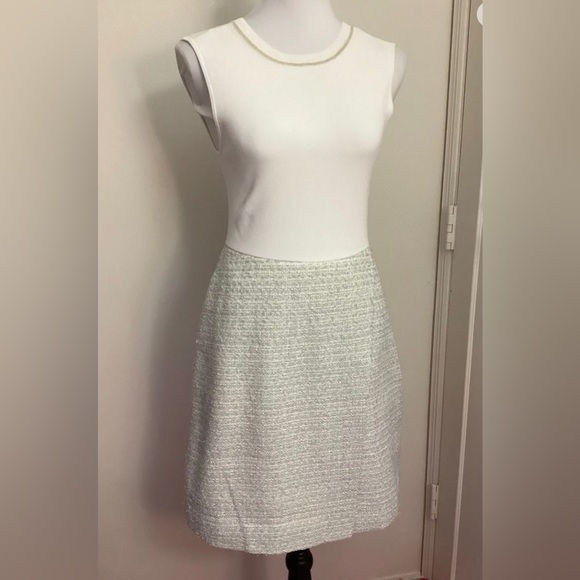 Ted Baker London Dresses & Skirts - Ted baker of London size 2 really a 6-8 US. Sleeveless dress with gold trim.